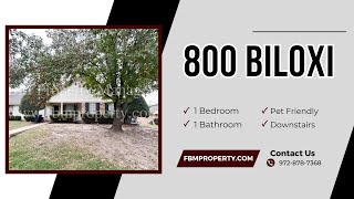 800 Biloxi  1 Bedroom 1 Bath Adorable Home in Ennis TX [upl. by Ennaillek990]