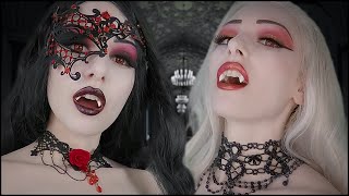 ASMR Roleplay  VAMPIRE SISTERS TURN YOU  feeding RP [upl. by Eednim]