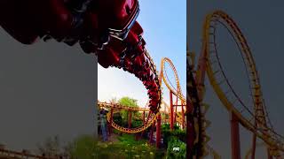 😵 Goudurix  Parc Astérix rollercoaster themepark amusementpark [upl. by Fadas2]