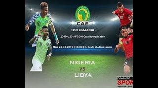 Nigeria vs Libya Live  AFCON 2025 Qualifiers [upl. by Annalla]