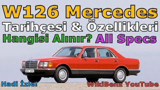 W126 MERCEDESBENZ ALMADAN İZLE  TÜM ÖZELLİKLERİ [upl. by Shayne]