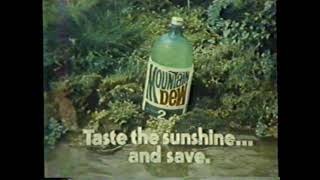 1980 Mountain Dew quotI feel the good times I taste the sunshinequot TV Commercial [upl. by Dorri]