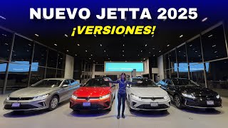 NUEVO JETTA 2025  Revelacion de todas las versiones [upl. by Nrubloc]