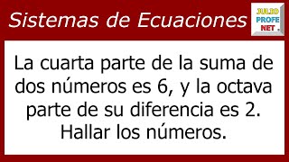 Problema 2 con SISTEMAS DE ECUACIONES LINEALES 2×2 [upl. by Atyekram129]