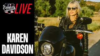 2LaneLIVE  Karen Davidson  HarleyDavidson History Culture amp Lifestyle [upl. by Sussman181]