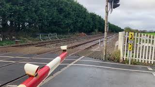 Bertwyn Level Crossing Carmarthenshire 291024 [upl. by Airbas]