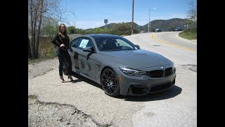 BMW M4 Coupe in Grigio Telesto Pearl  Competition Package  20quot M Wheels  BMW Review [upl. by Enaht]