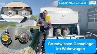 Camping  Tipp Grundwissen Gasanlage im Wohnwagen [upl. by Gavrielle16]