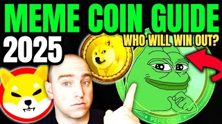 Top 3 MEME COIN for 2025 PEPE COIN DOGECOIN SHIBA INU Can PEPE Win Out [upl. by Reimer478]