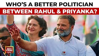 Who Is A Better Politician Between Rahul amp Priyanka Check Out What The MOTN Survey Has To Say [upl. by Bradford]