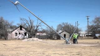 Standing Skystream 37 Wind Turbine [upl. by Maribelle348]