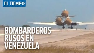 Bombarderos estratégicos rusos en Venezuela  EL TIEMPO [upl. by Eelana]