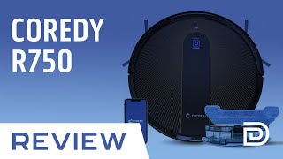 Robot Vacuum And Mop Review  Coredy R750 Robot Vacuum Cleaner [upl. by Nickie]