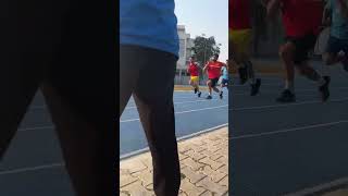 300m yards sprint athlete badminton speed track [upl. by Tihor]