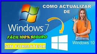 🔴 Como actualizar de Windows 7 a Windows 10 y 11 fácil y rápido sin programas sin formatear PC [upl. by Undis]