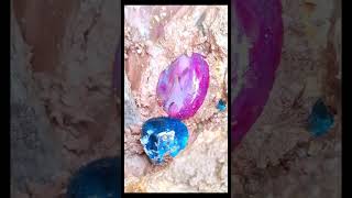 Digging stone and crystal quartz gemstone quartzlover crystal satisfying crystalstone stone [upl. by Aurel740]