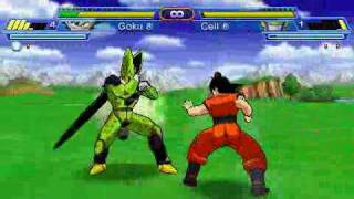 PSP Dragon Ball Z  Shin Budokai Another Road Gameplay [upl. by Blackmun]