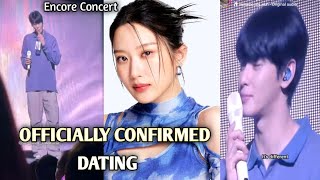 OMG😱 Cha Eun Woo Officially Confess Dating Mun Ka Young in His Encore Concert [upl. by Sinnelg770]