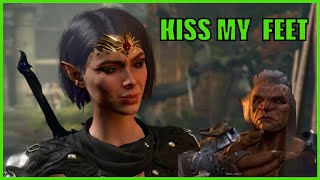 Baldurs Gate 3  Goblin Kisses Tavs Feet  Patch 9 [upl. by Loos]