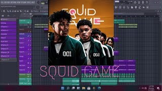 SQUID GAME  PINK SOLDERS HOW TO MAKE IN FL STUDIO FREE FLPVOCAL squidgameNetflixshorts [upl. by Nevile503]