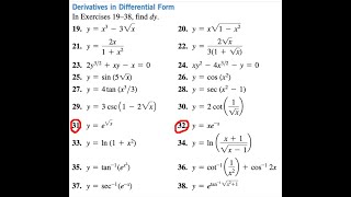 In Exercises 19–38 find dy31 y  expsqrtx 32 y  xexpx [upl. by Naldo57]