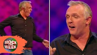 Greg Davies Camp Teacher Walk  Mock The Week [upl. by Trbor]