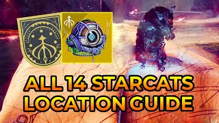 Destiny 2  All 14 Starcats Location Guide Familiar Felines Triumph [upl. by Aidnyl]