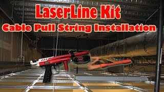 LaserLine Pull String Installation Tool Kit for cabling  Unboxing and Demo [upl. by Winnie]