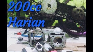 Bore Up Mio 200cc Bore Up Untuk Harian Mio 200cc [upl. by Barbabra]