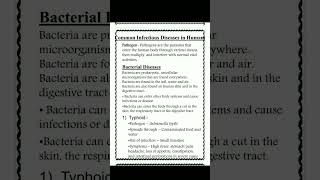 Common infectious disease in humans Human health and disease neetpreparation neet biology viral [upl. by Aiseneg288]