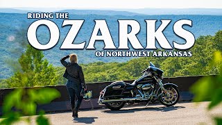 Riding the Ozark Mountains of Northwest Arkansas The Best Motorcycle Rides History and PIE [upl. by Nylikcaj855]