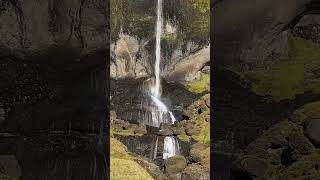 fossasidu iceland waterfall water cliff rainbow sun nature outdoors [upl. by Spancake306]