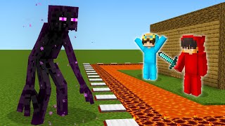 Mutant Enderman VS The Most Secure Minecraft House [upl. by Oicapot]