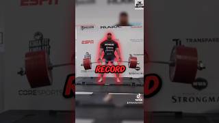 Thor 501kg world record deadlift  The man who beat Eddie Hall shorts [upl. by Enymsaj]