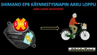 Shimano EP8n käynnistynapin akku loppunut [upl. by Nitnert]