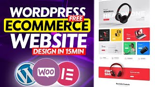 How To Create ECommerce Website on Wordpress  ECommerce Store 2024 [upl. by Aloiv]