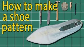 How to make shoes basic pattern [upl. by Bab]