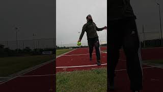 One underhand throw with an underhand throwing technique part 2 [upl. by Aenad]