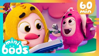 Arts and Crafts Disaster  Minibods  Mini Oddbods  Baby Oddbods  Funny Cartoons For Kids [upl. by Zackariah]