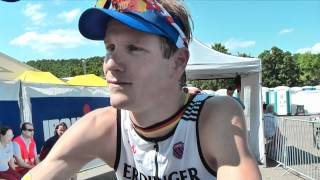 Ironman Regensburg 2012 Interview Michael Raelert  2 Platz [upl. by Ewen]