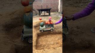 Teddy aur jeep 😀😀 dumper cutebaby automobile damper toys jcb funny dump [upl. by Ennahteb]