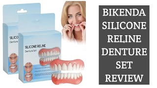 BIKENDA SILICONE RELINE DENTURE SET REVIEW  LEGIT OR SCAM [upl. by Noside]