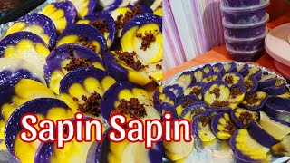 SAPIN SAPIN KAKANING PINOYKakanin recipe [upl. by Leiba]