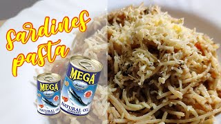 Mega Sardines Pasta Recipe I Quick and Easy to Make [upl. by Younglove]