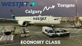 WESTJET 787 DREAMLINER ECONOMY CLASS  Calgary to Toronto TRIP REPORT [upl. by Koval521]