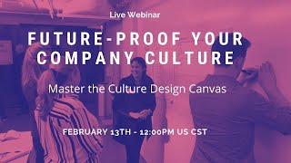 Future Proof Your Company Culture  webinar by Gustavo Razzetti  February 2020 [upl. by Anigriv155]