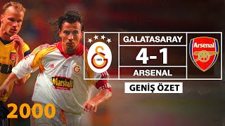 UEFA Kupası Galatasaray  Arsenal Final Maçı Geniş Özet  17 Mayıs 2000 [upl. by Thomasine]