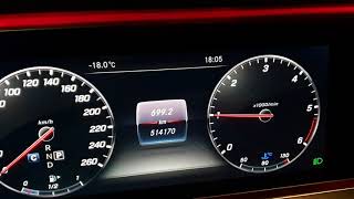 MercedesBenz E200d W213 18°C cold start [upl. by Trebleda]