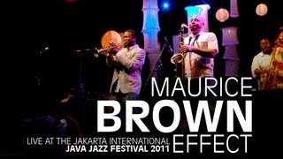 Maurice Brown Effect quotTime Tick Tockquot live at Java Jazz Festival 2011 [upl. by Aihtnys]