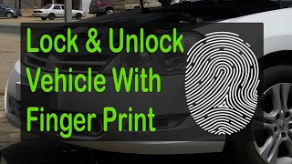 Lock and unlock vehicle with finger print [upl. by Ileray109]